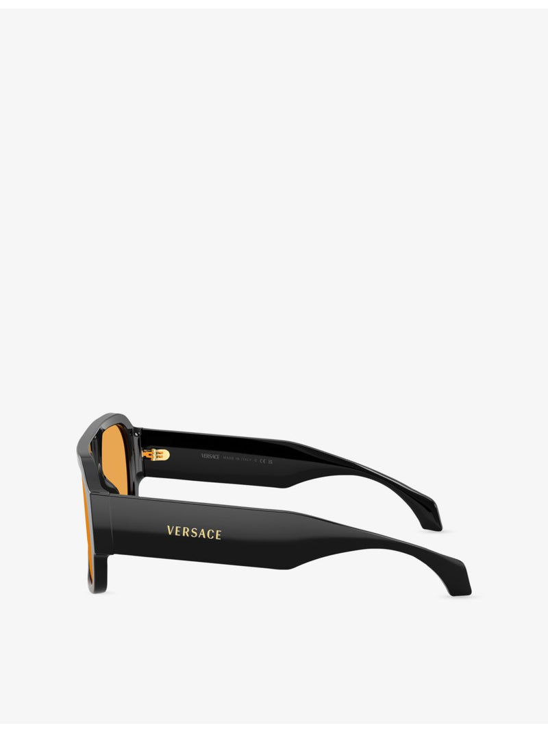 Versace square-frame acetate sunglasses, UK version