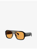 Versace square-frame acetate sunglasses, UK version