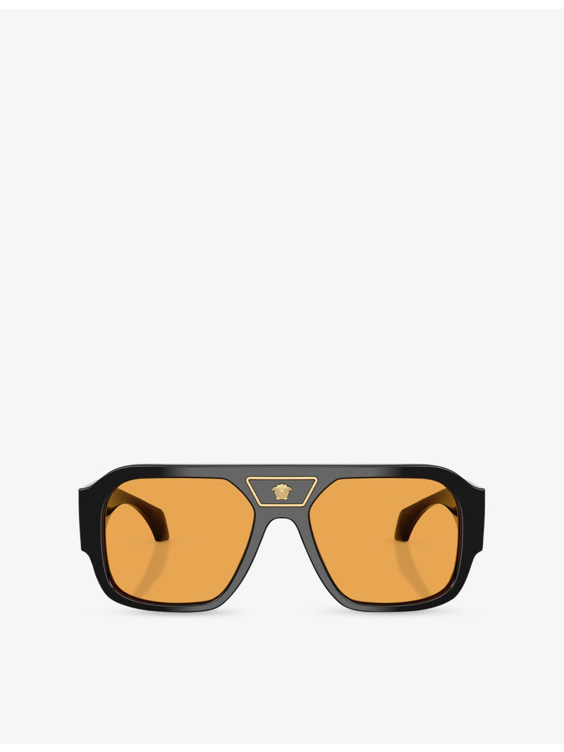 Versace square-frame acetate sunglasses, UK version