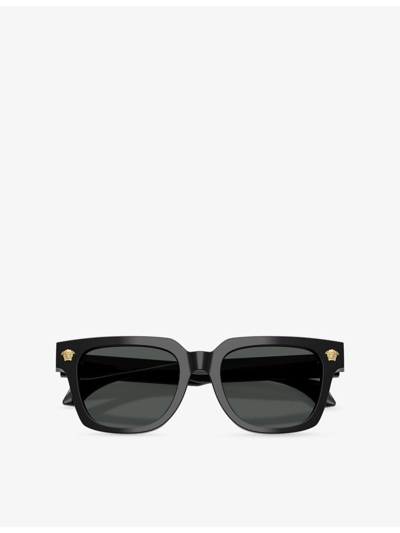 Versace VE4510U square acetate sunglasses, imported from the UK