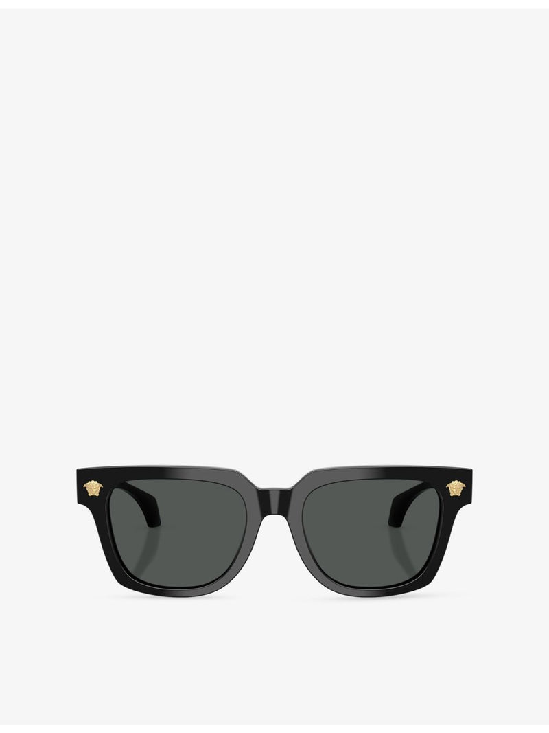 Versace VE4510U square acetate sunglasses, imported from the UK