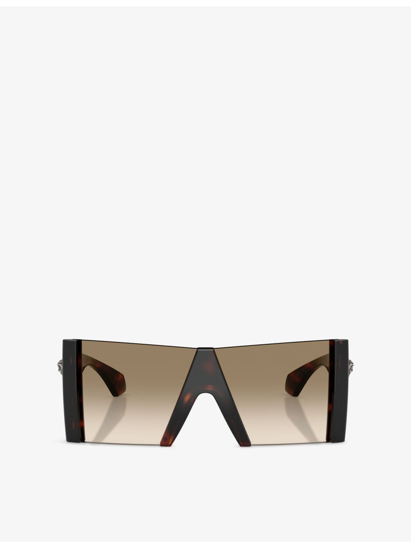 Versace VE4515 square-frame acetate sunglasses, imported from the UK