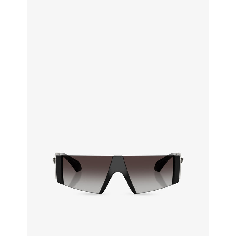 Versace VE4516 rectangle-frame injected sunglasses, UK version