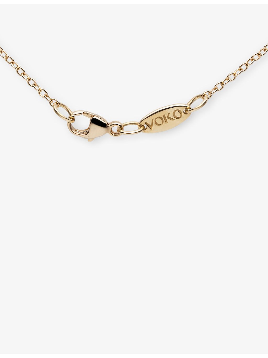 Yoko London Petal 18ct gold pearl diamond necklace - British product