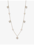 Yoko London Petal 18ct gold pearl diamond necklace - British product