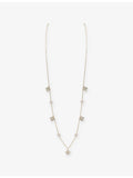Yoko London Petal 18ct gold pearl diamond necklace - British product