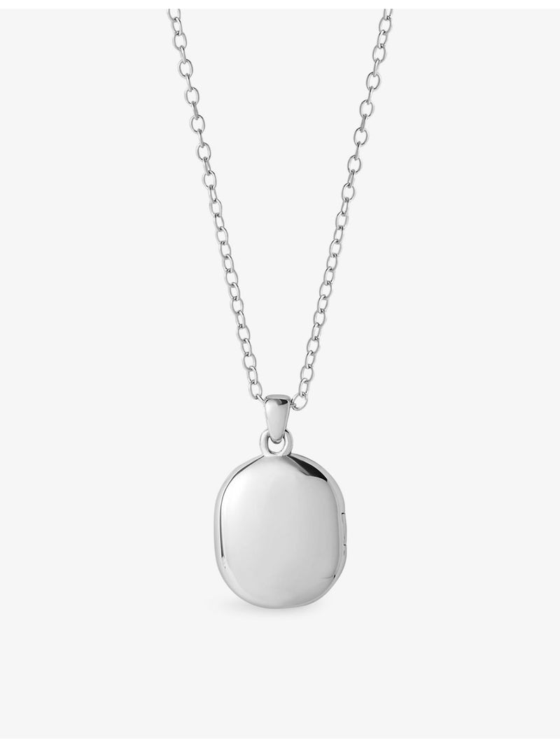 Astley Clarke 18ct gold plated sterling silver locket necklace (British brand)