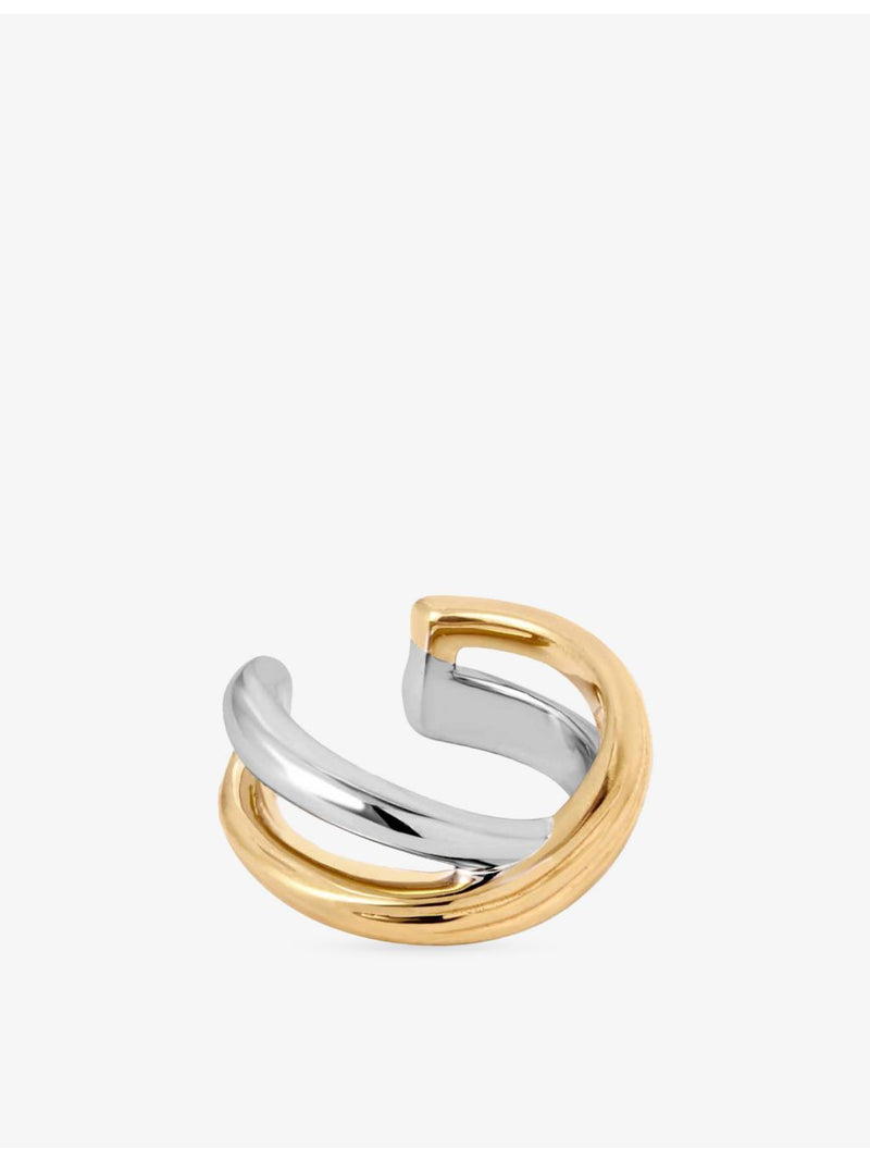 Astley Clarke Aurora Weave gold plated ear cuff 11mm (British brand)