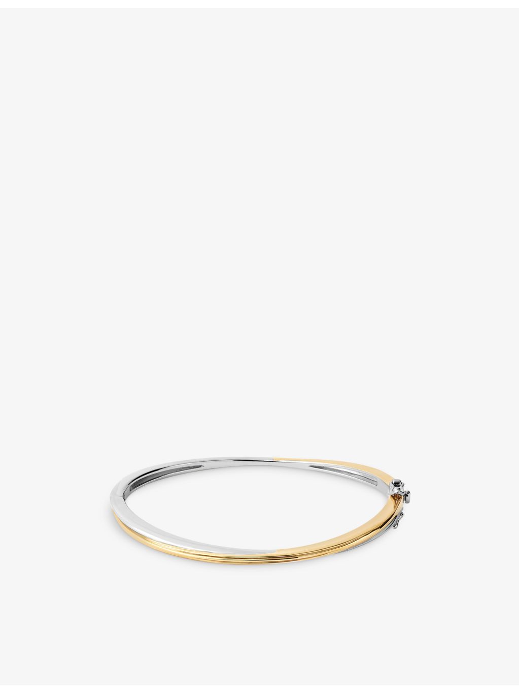 Astley Clarke 18ct yellow-gold plated sterling silver bangle, imported from the UK