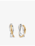 Astley Clarke gold-plated sterling silver maxi hoop earrings (British brand)
