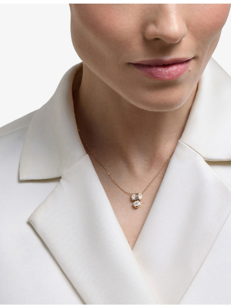 Astley Clarke 14ct gold Toi et Moi diamond pendant necklace (British brand)