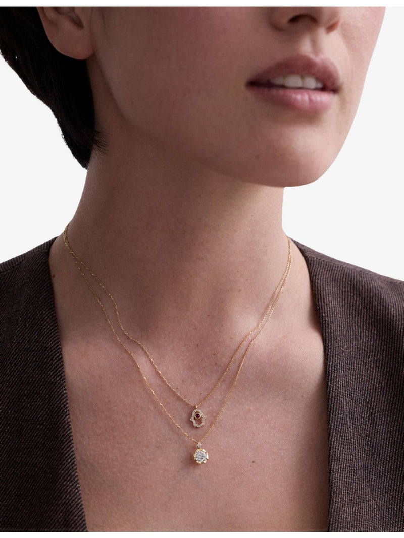 Astley Clarke diamond pendant necklace 0.78ct 14ct gold (British brand)
