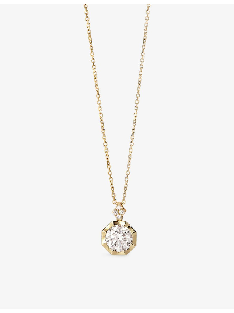Astley Clarke diamond pendant necklace 0.78ct 14ct gold (British brand)