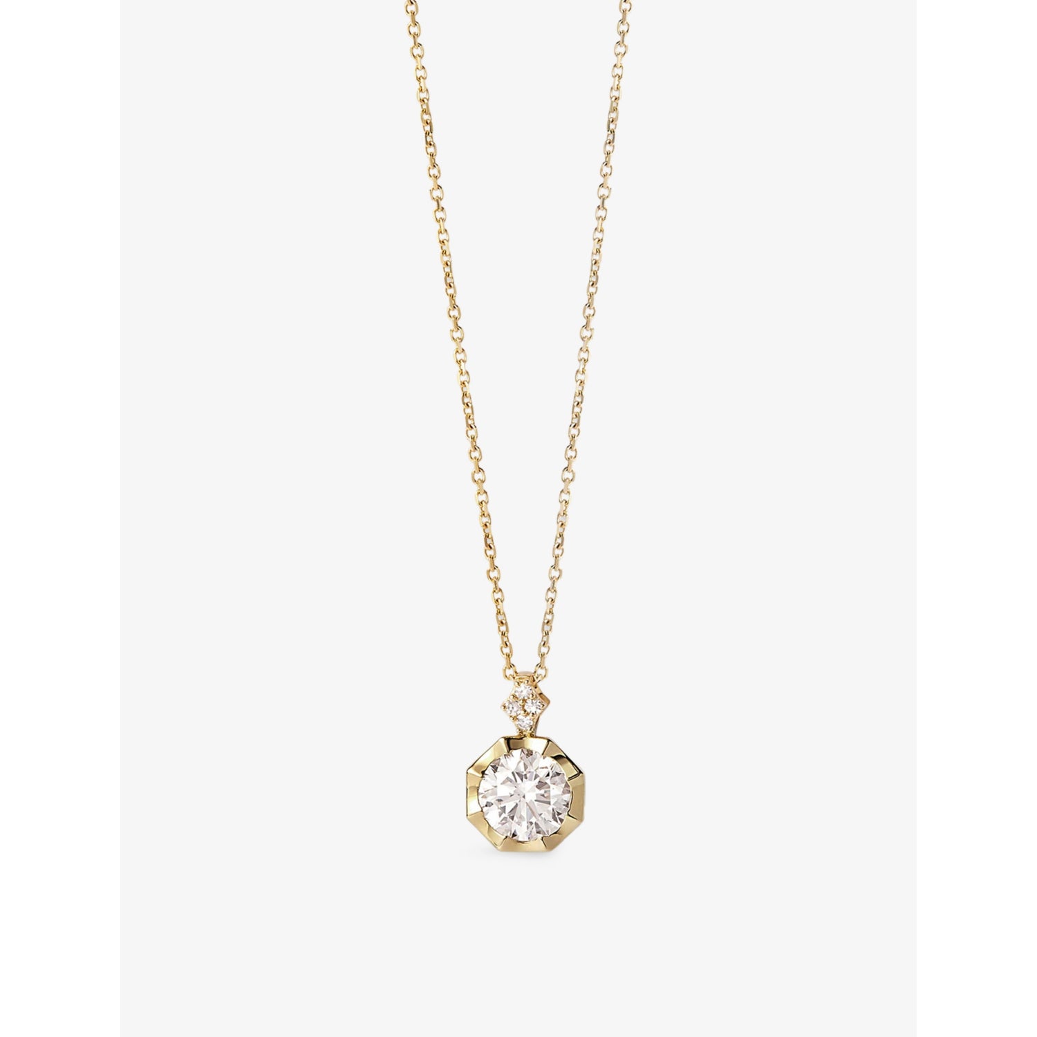 Astley Clarke diamond pendant necklace 0.78ct 14ct gold (British brand)