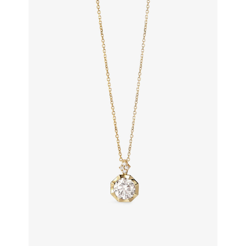Astley Clarke diamond pendant necklace 0.78ct 14ct gold (British brand)