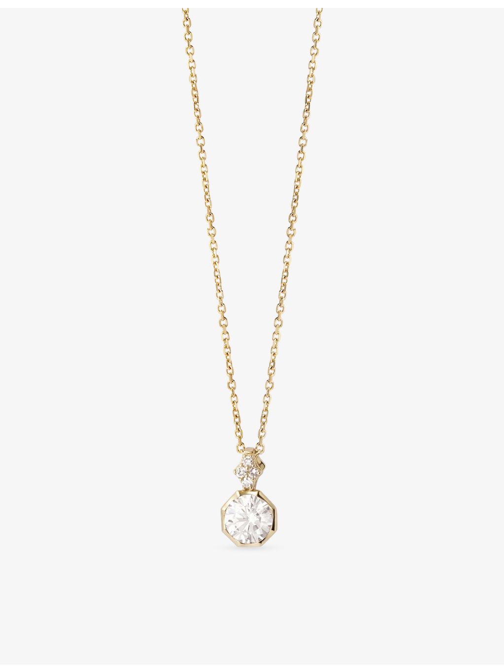 Astley Clarke diamond pendant 0.4ct 14ct gold necklace (British brand)
