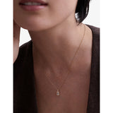 Astley Clarke 1.03ct emerald cut diamond pendant 14ct gold - British product