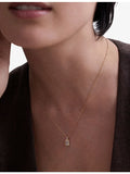 Astley Clarke 1.03ct emerald cut diamond pendant 14ct gold - British product