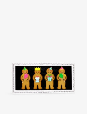 Letterbox iced gingerbread biscuits 30g birthday design (British brand)