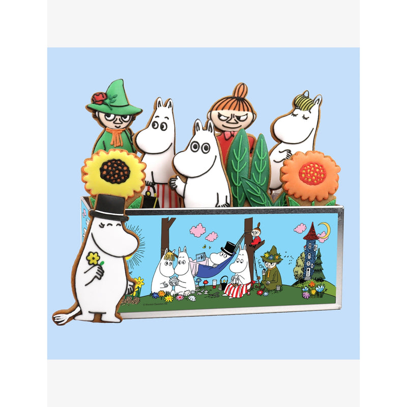 Biscuiteers Moomin gingerbread iced biscuit tin (British brand)
