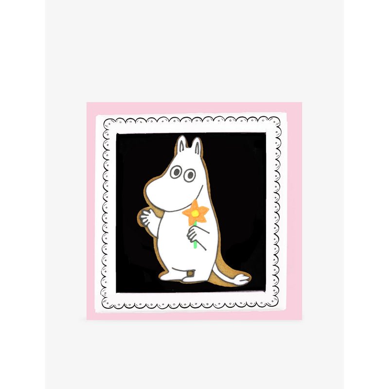 Biscuiteers Moomin flower iced gingerbread biscuit 10g - British product