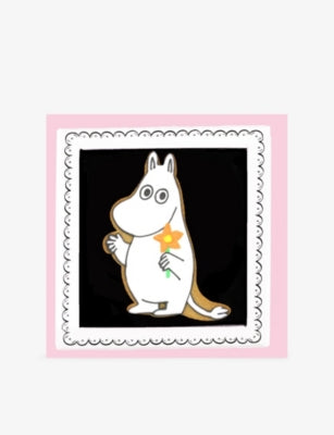 Biscuiteers Moomin flower iced gingerbread biscuit 10g - British product