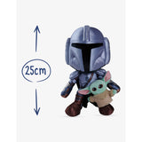Star Wars Mandalorian and Grogu soft toy set 25cm (British brand)