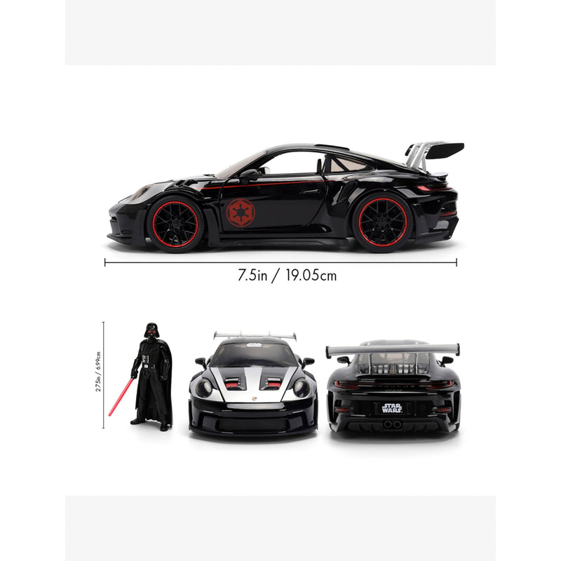Star Wars Darth Vader Porsche figure and vehicle 7cm (British brand)