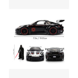 Star Wars Darth Vader Porsche figure and vehicle 7cm (British brand)