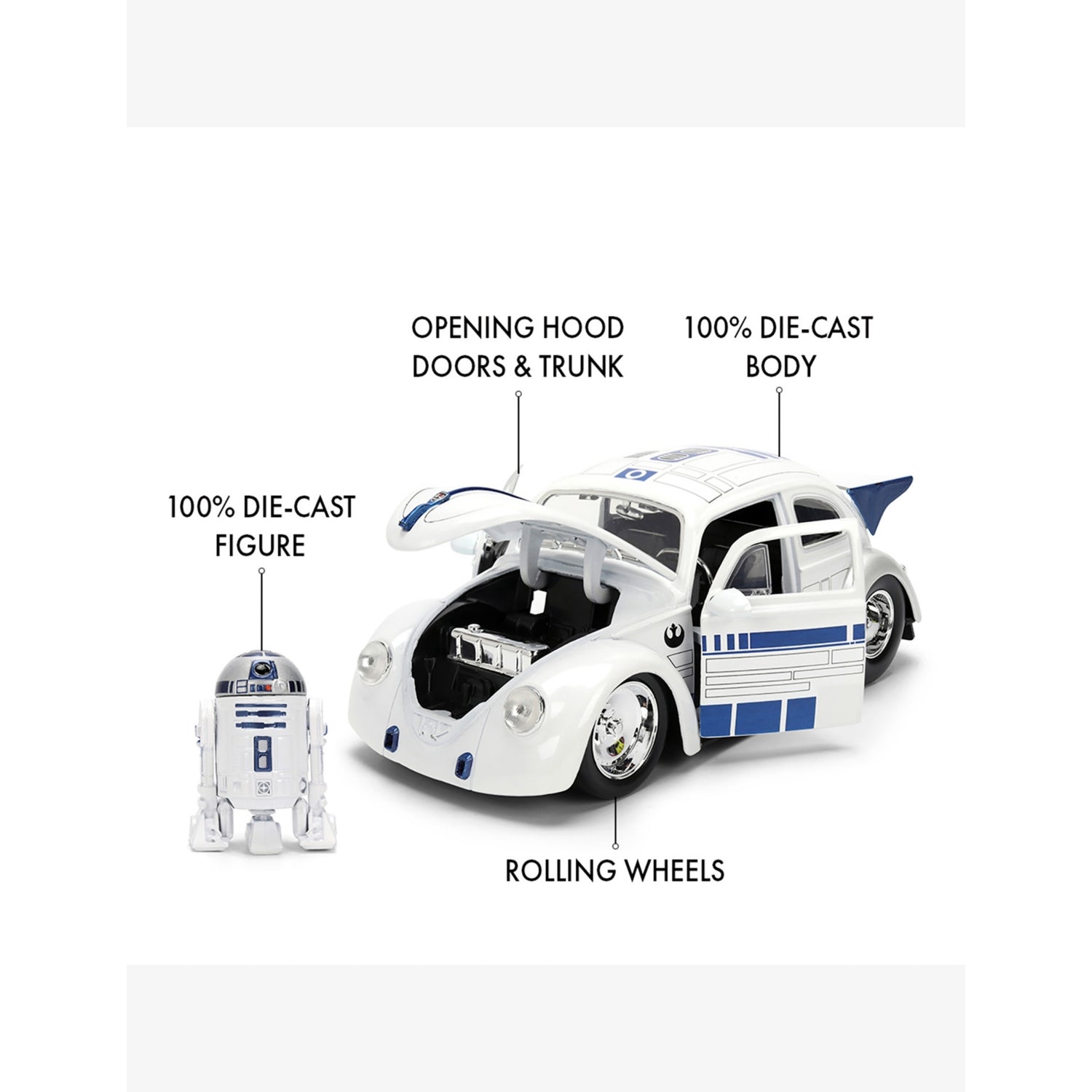 Star Wars R2D2 Beetle figure with vehicle 30.5cm (British brand)