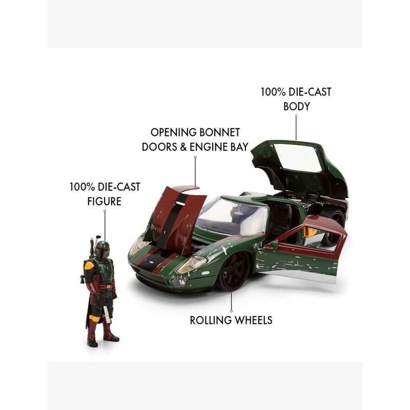 Star Wars Boba Fett Ford GT figure 20.3cm, imported from the UK
