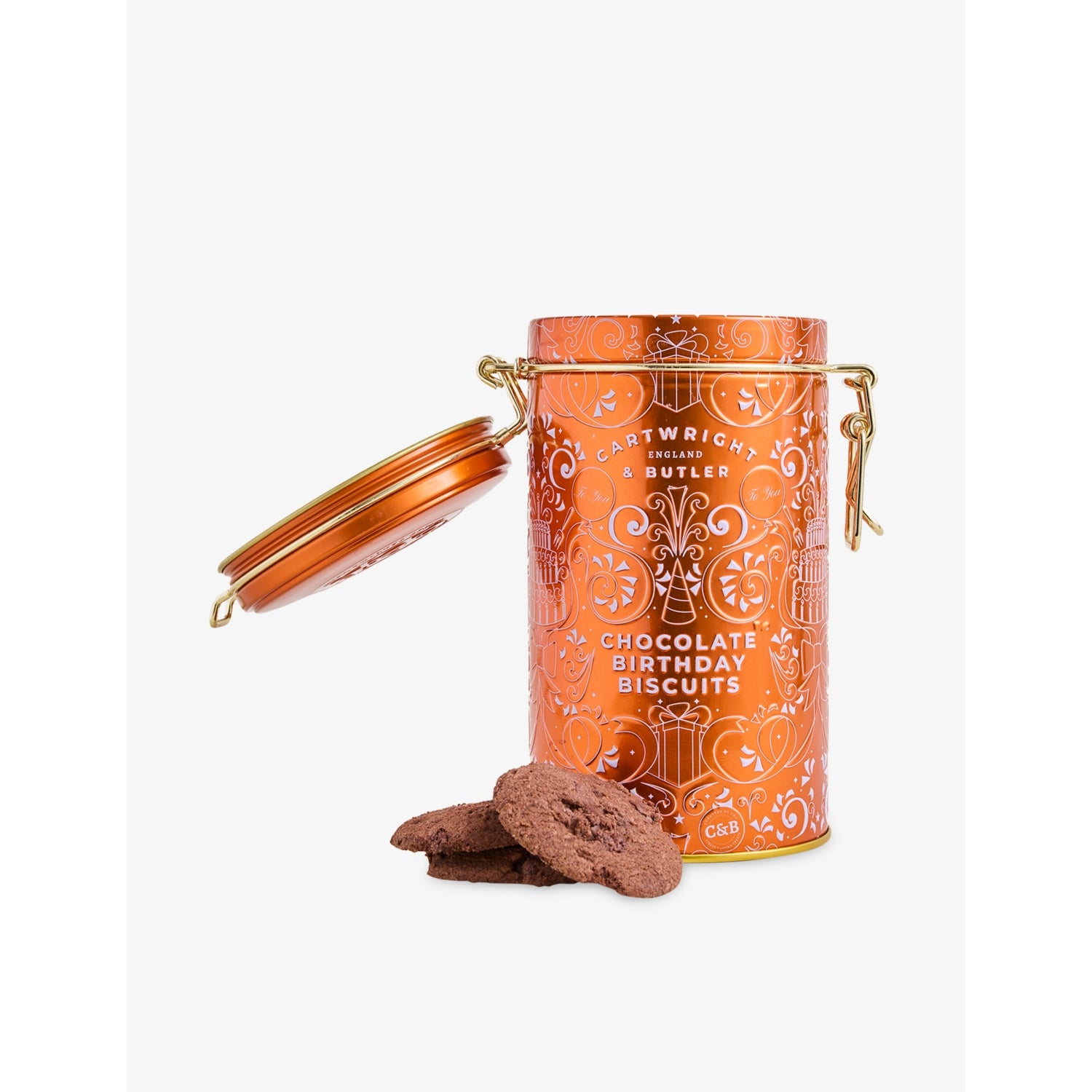 Cartwright & Butler Happy Birthday chocolate chunks biscuits 200g - British product