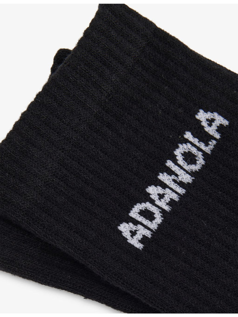 Adanola crew-length pilates grip cotton-blend socks (British brand)