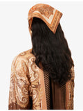 Zimmermann silk headscarf with paisley print (British brand)