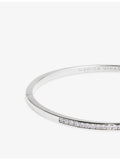 Monica Vinader sterling silver bangle with lab-grown diamond (British brand)