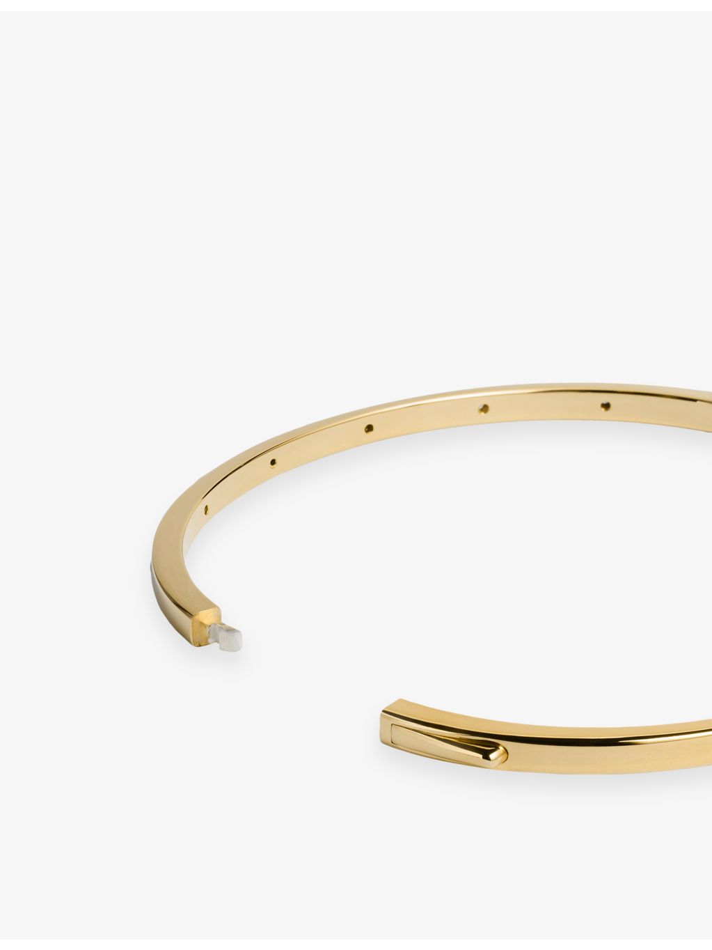 Monica Vinader Essential Station bangle with lab-grown diamond, UK version