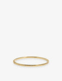 Monica Vinader Essential Station 18ct Gold Vermeil Sterling Silver Lab-Grown Diamond Bangle