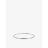 Essential Station Bangle Sterling Silver and Lab-Grown Diamond Bangle - S