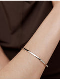 Monica Vinader Essential sterling silver bangle, imported from the UK