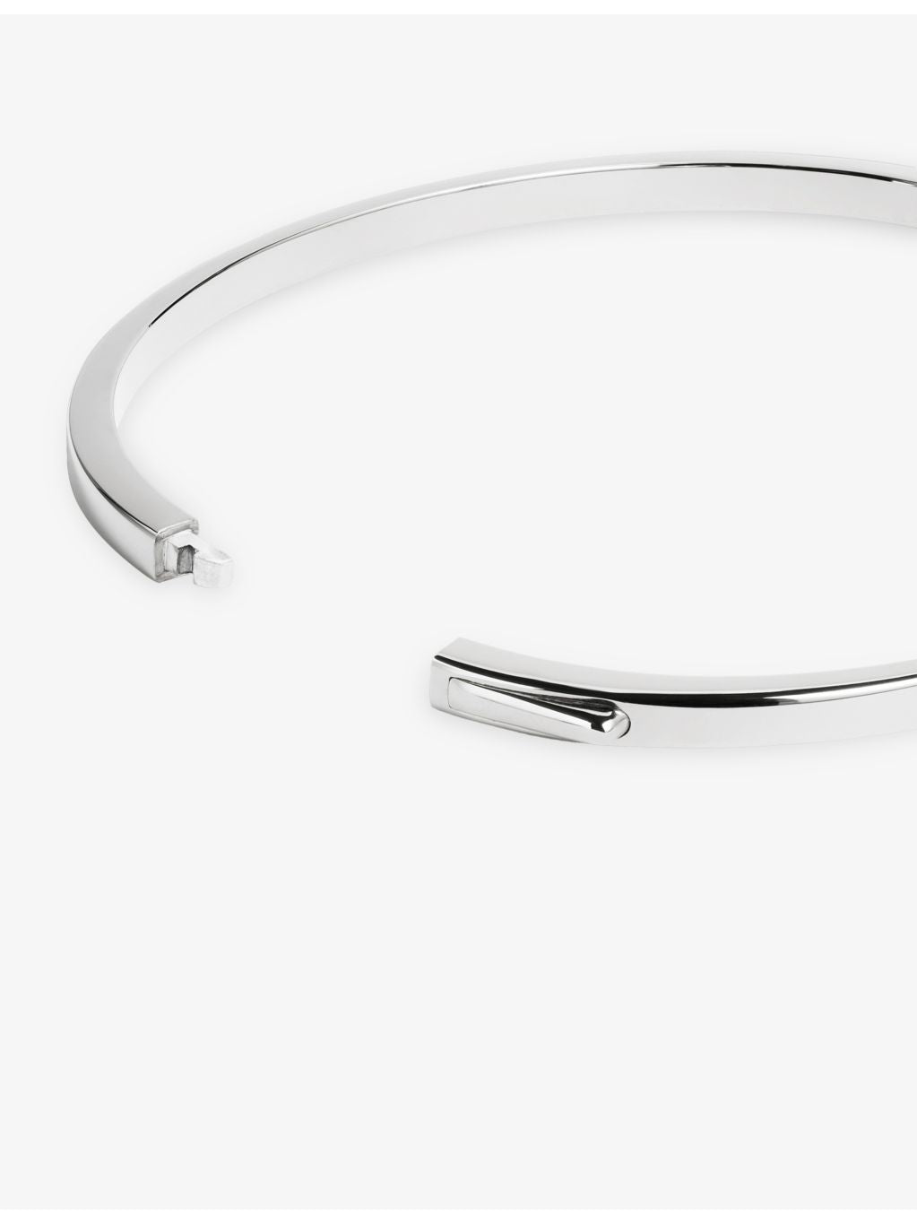 Monica Vinader Essential sterling silver bangle, imported from the UK