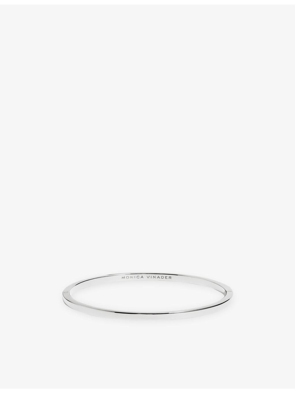 Monica Vinader Essential sterling silver bangle, imported from the UK
