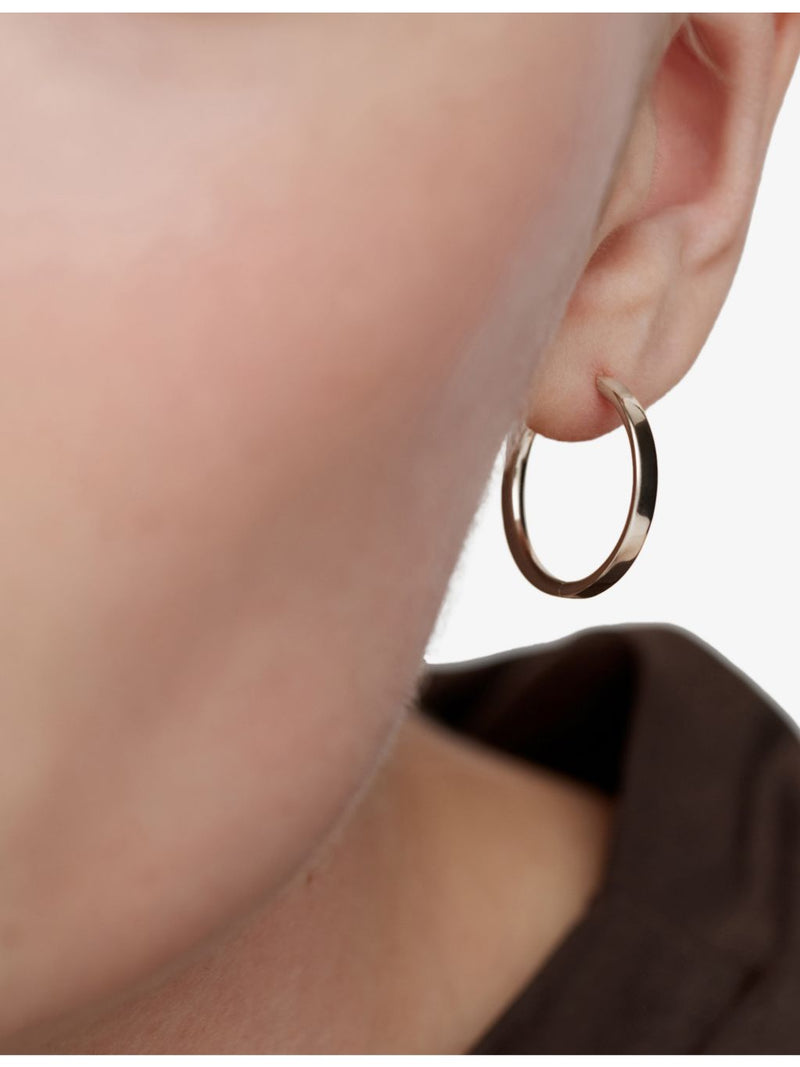 Monica Vinader small sterling silver hoop earrings 2cm - British product