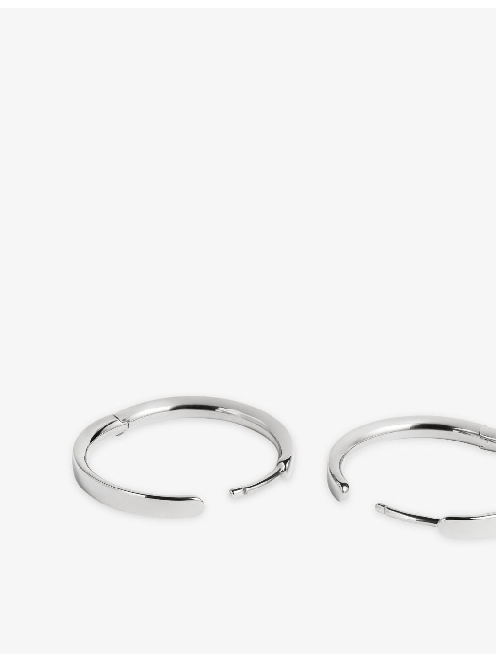 Monica Vinader small sterling silver hoop earrings 2cm - British product