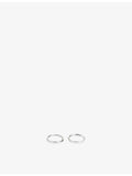 Monica Vinader small sterling silver hoop earrings 2cm - British product