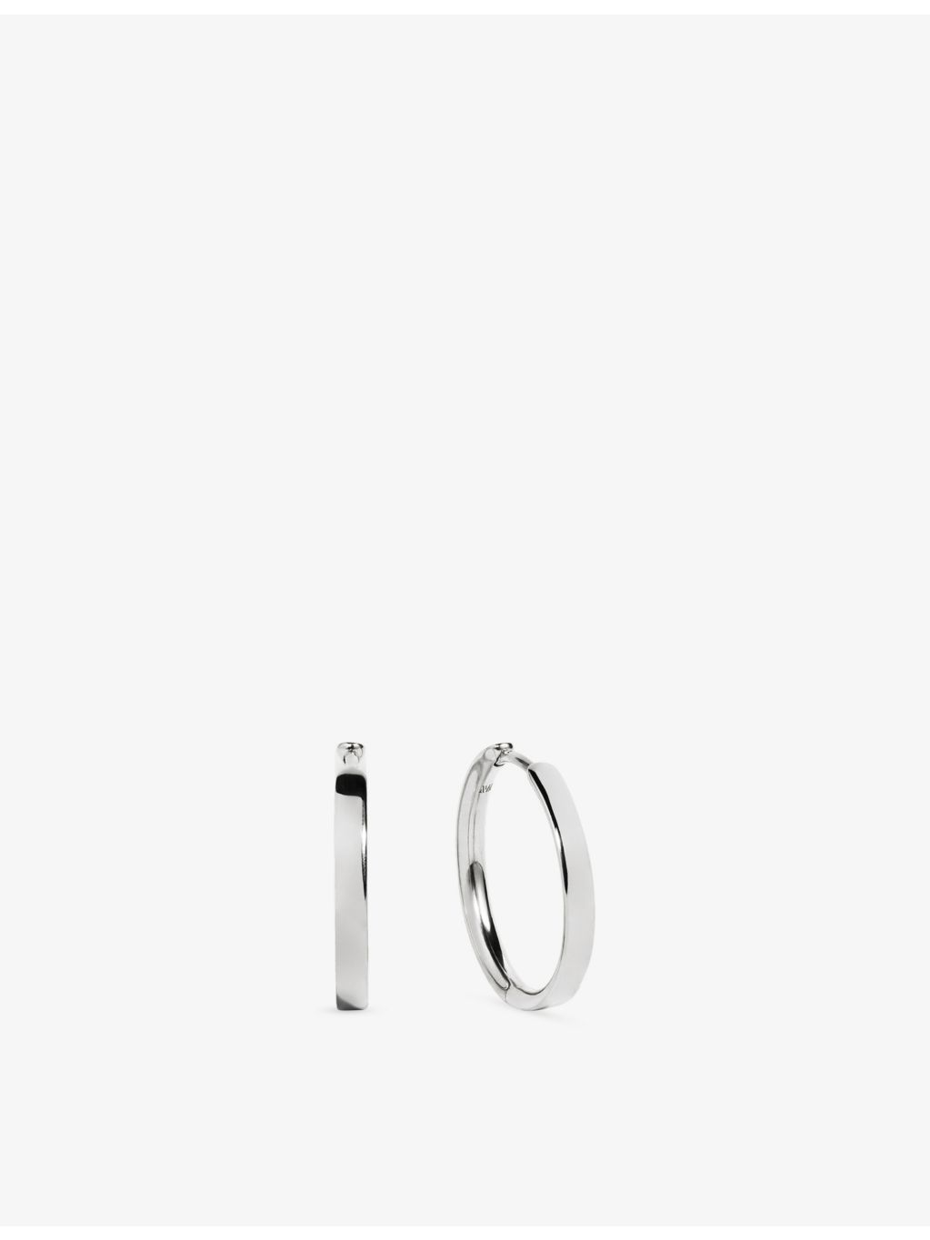 Monica Vinader small sterling silver hoop earrings 2cm - British product