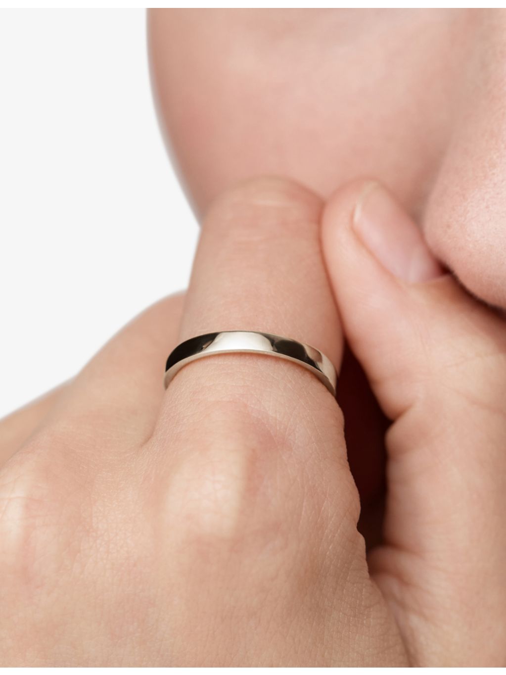 Monica Vinader sterling silver stacking ring - British product