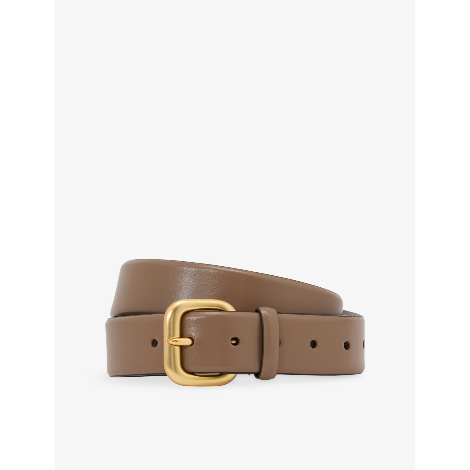 Arden Square-Buckle Leather Belt - XS