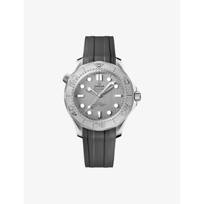 selfridges Omega Seamaster Diver 300m Stainless-Steel And Rubber Automatic Watch 42mm- Buy online at McGrocer