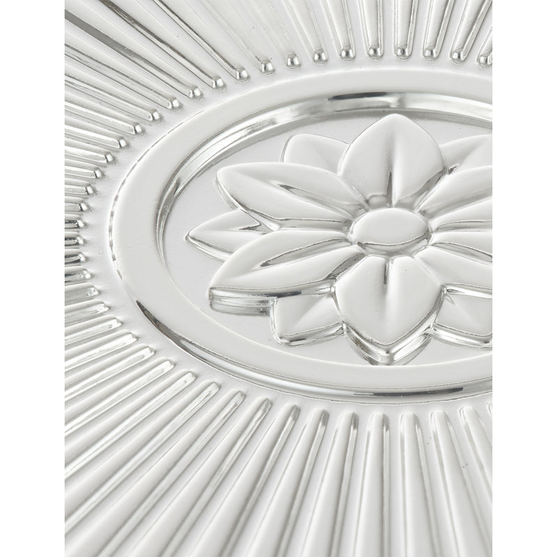 Christofle silver-plated palmettes coasters set of 2, imported from the UK