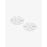 Christofle silver-plated palmettes coasters set of 2, imported from the UK